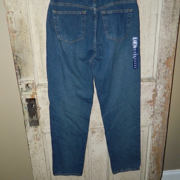 Gap Easy Fit Denim Jeans Dark Size Mens 36x32 (O-10) - Picture 2 of 6